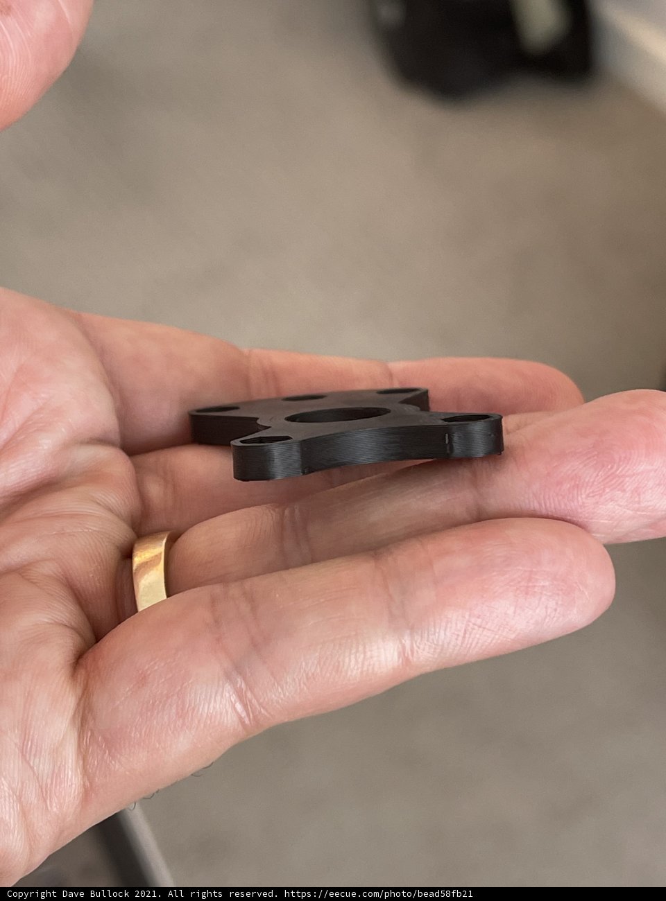 Mysterious Black Object in a Hand