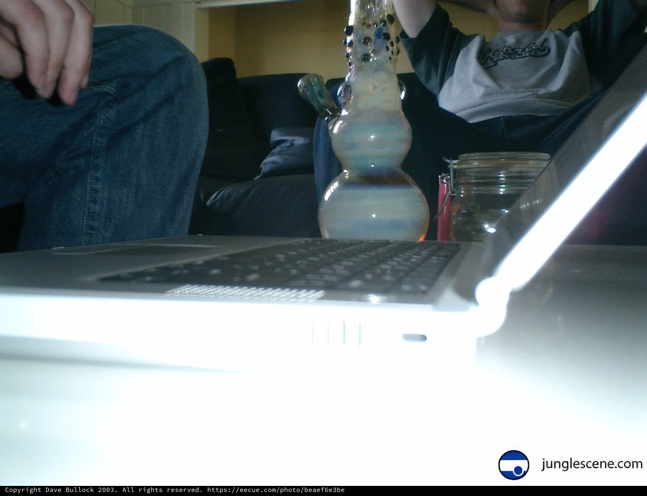 A Young Boy and His Laptop