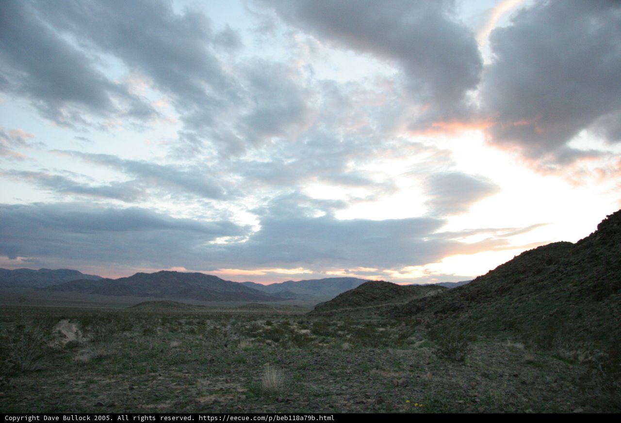 Cloudy Plateau Landscape