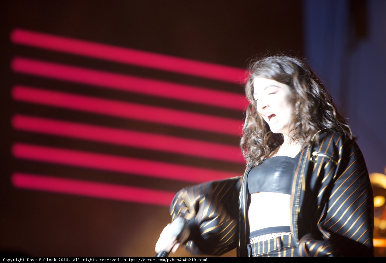 Lorde's Striped Statement