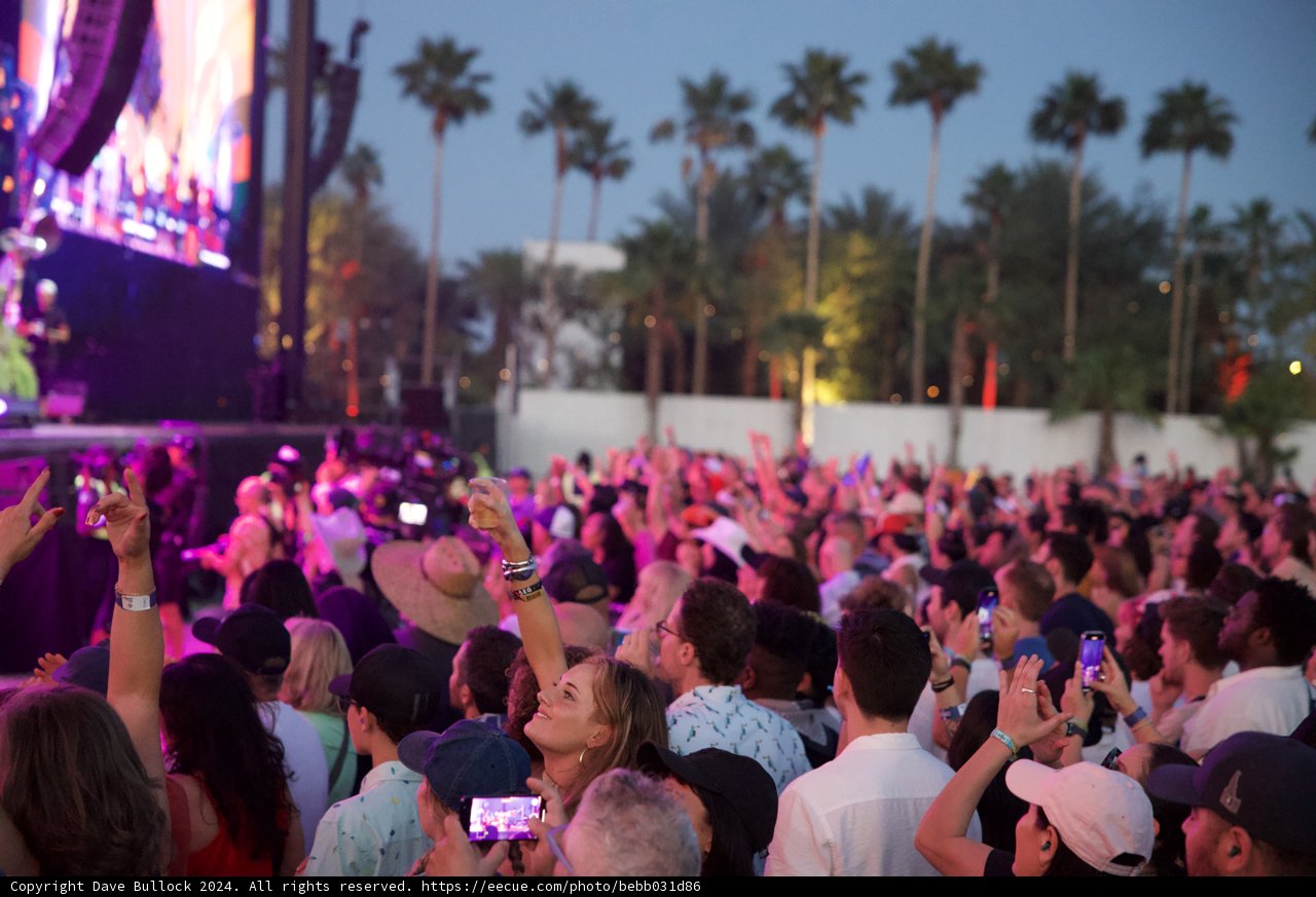 Sunset Vibes at Coachella 2024: A Captured Moment of Celebration