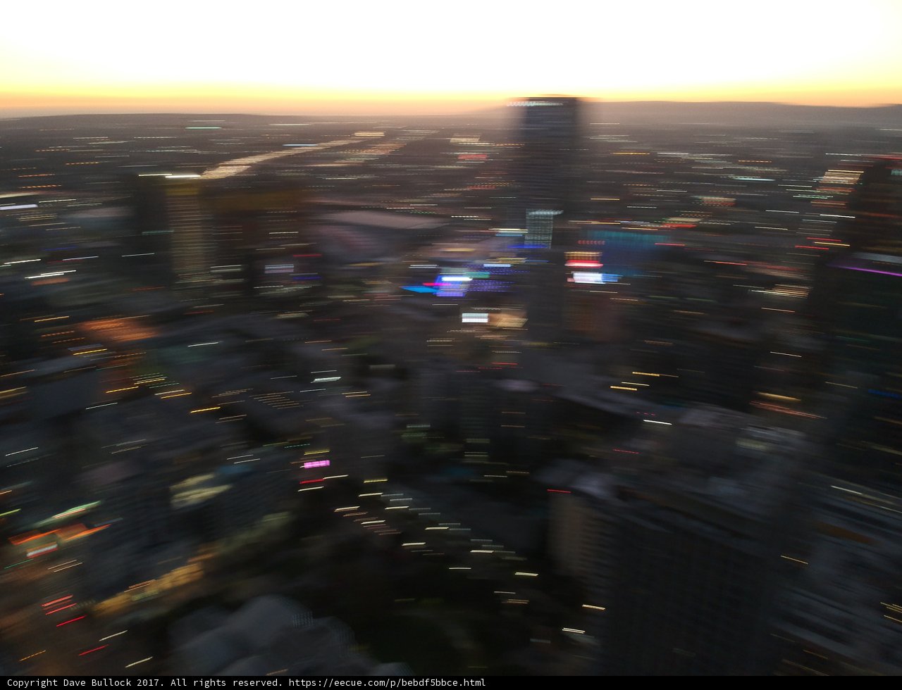 Dusk over the City of Angels