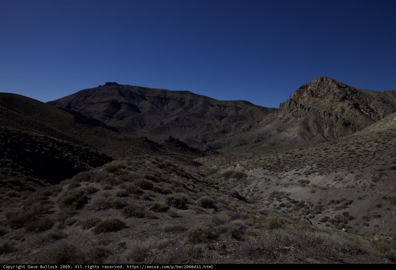 Rocky Terrain in Death Valley