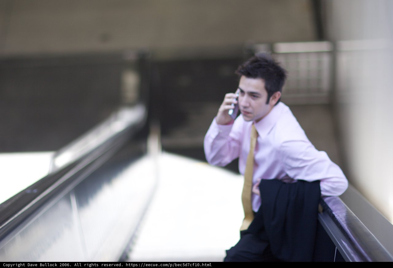 Suited Up Businessman on the Phone