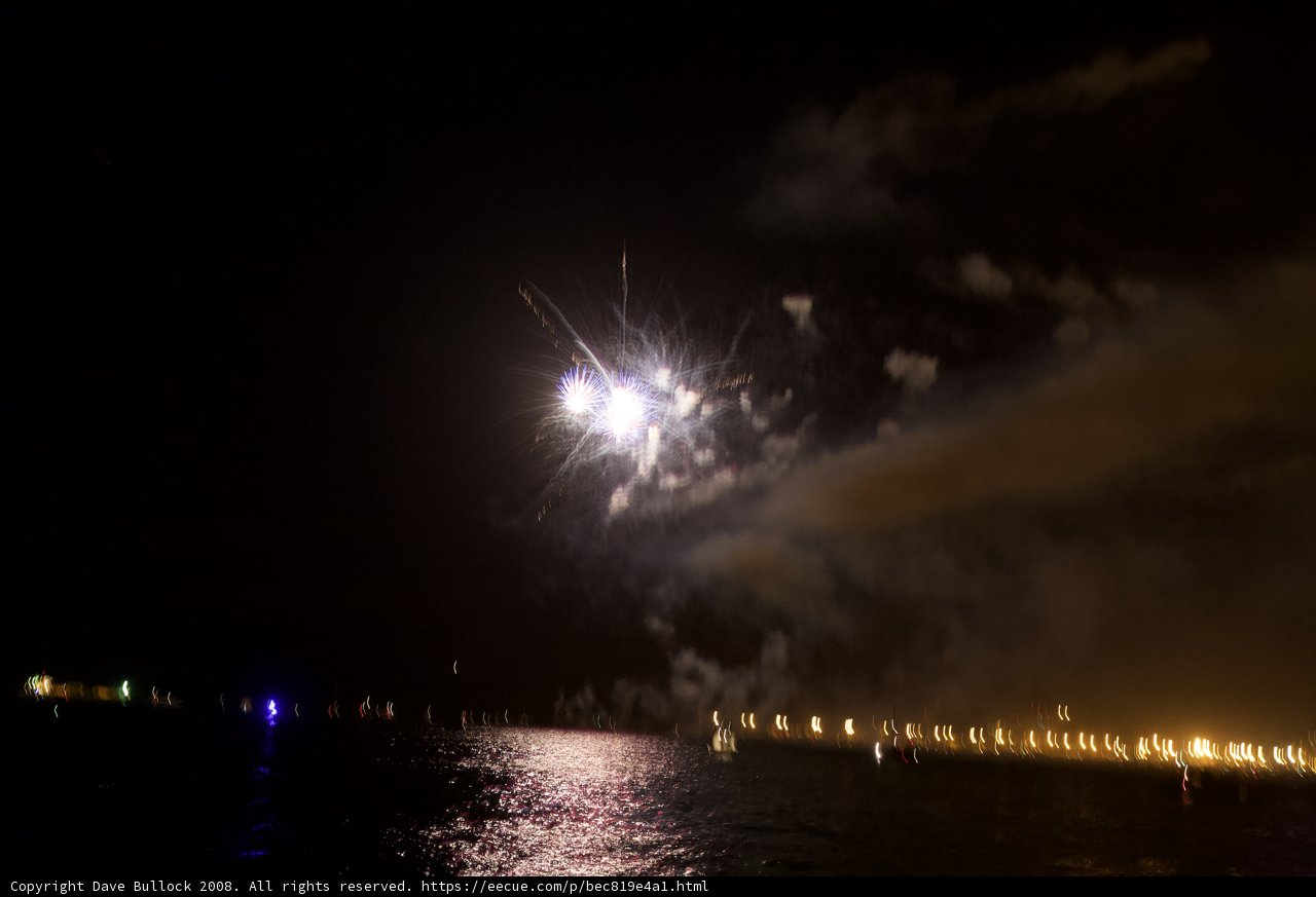 Flares in the Night Sky