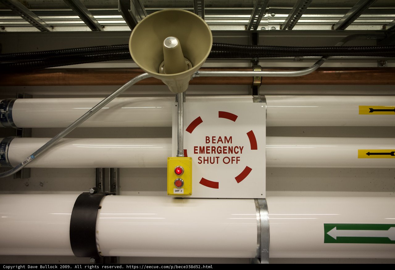 Warning Bell on Pipe Sign