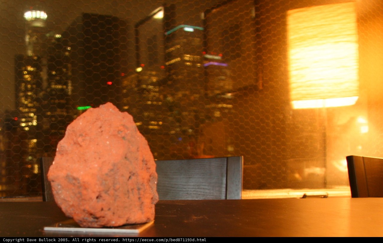 A Rock in the Urban Light