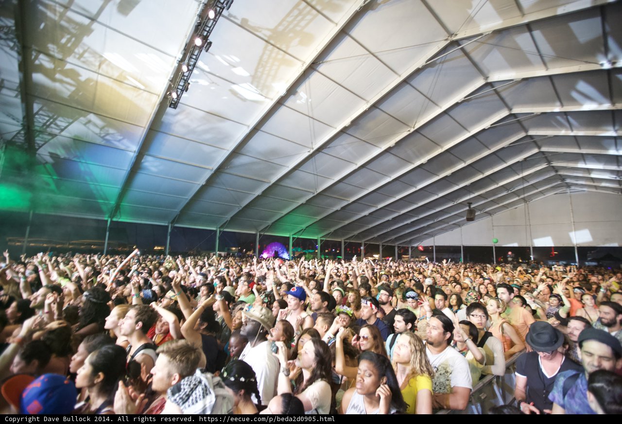 Crowd Goes Wild at Coachella Music Festival