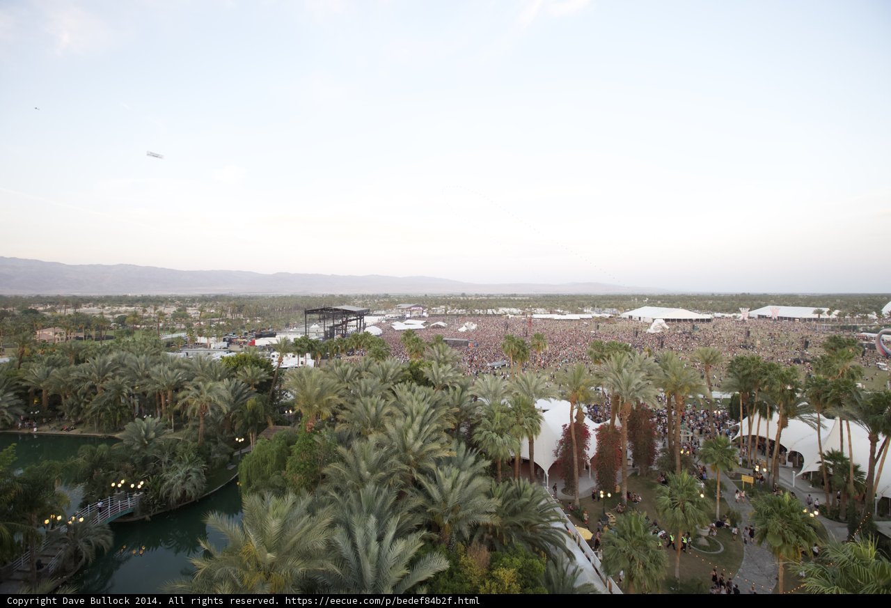 Overlooking the Coachella Crowd