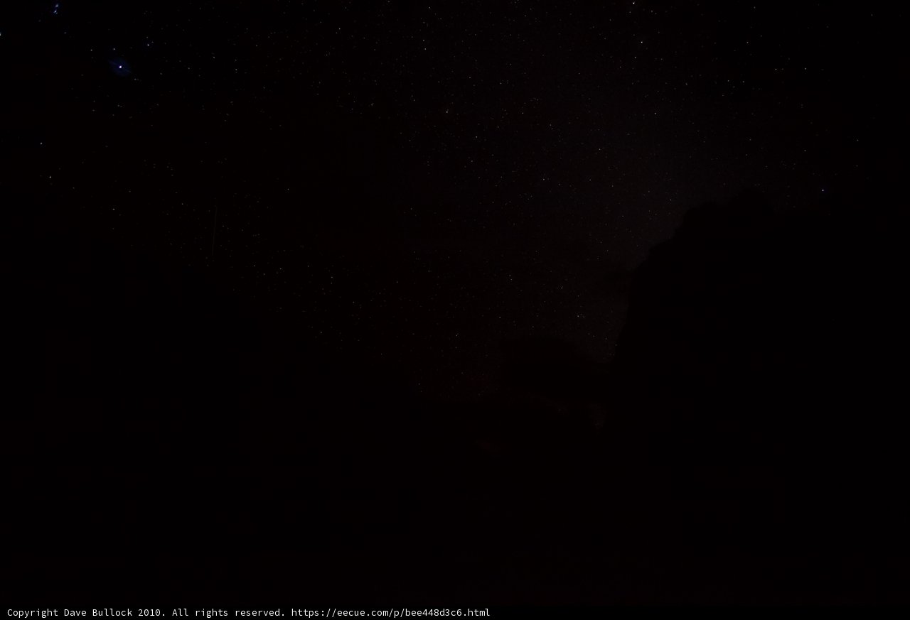 A Starry Night Overhead
