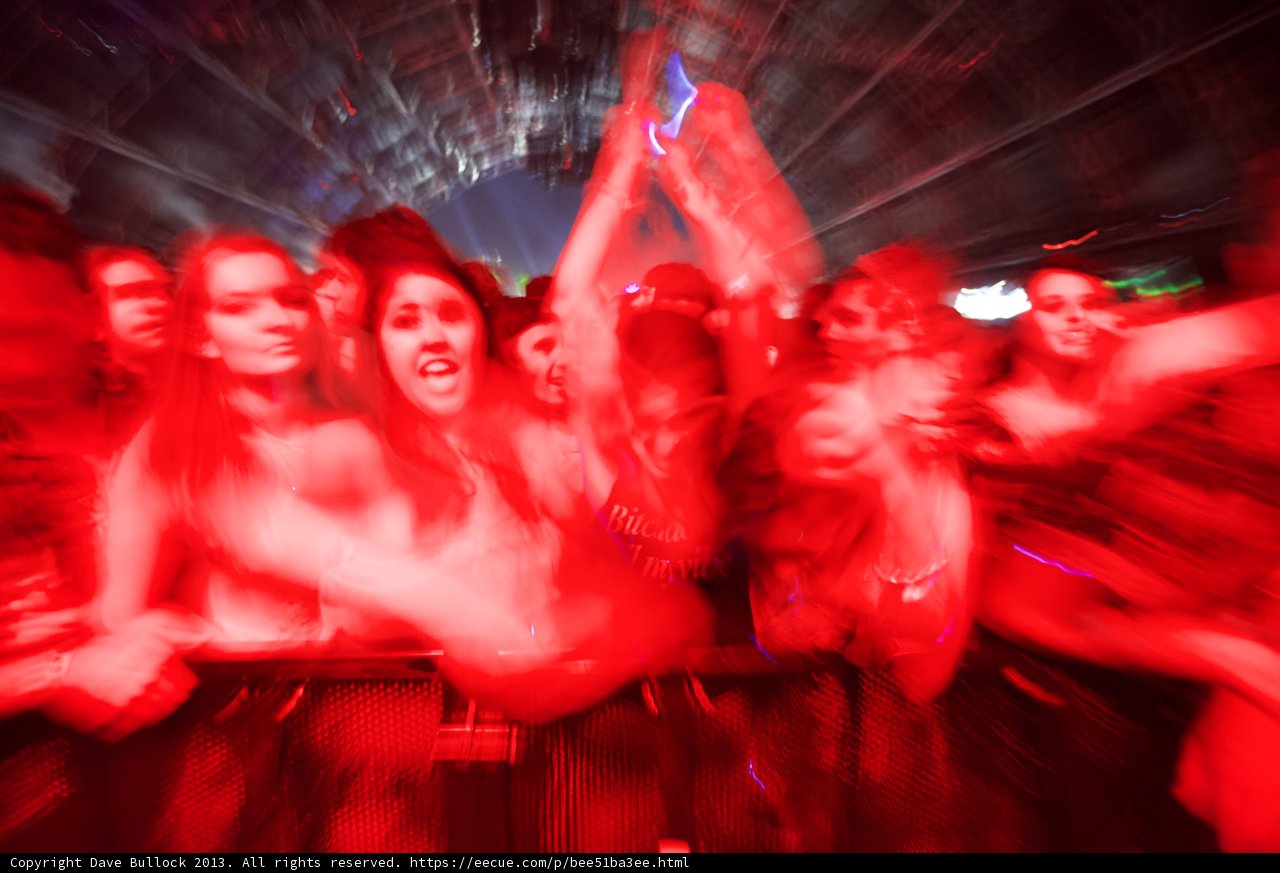 Blurry Nightlife Experience at Coachella
