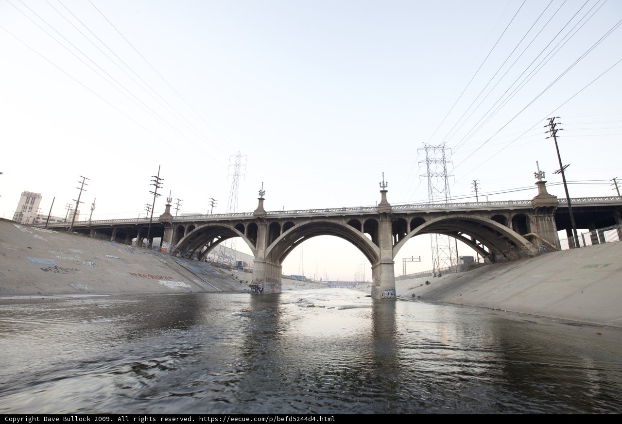 Arch Bridge Over the Mighty LA River
