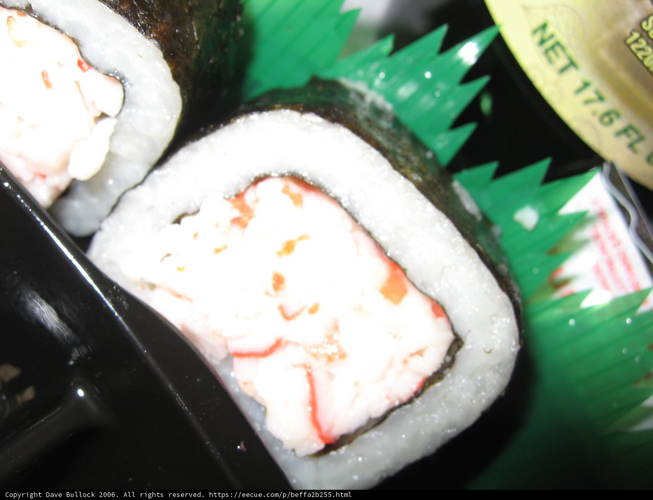 Crab Meat Sushi Roll