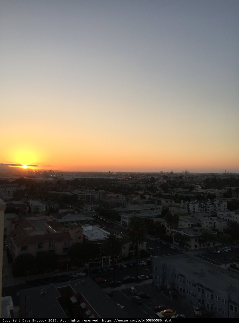 City Skyline at Sunset