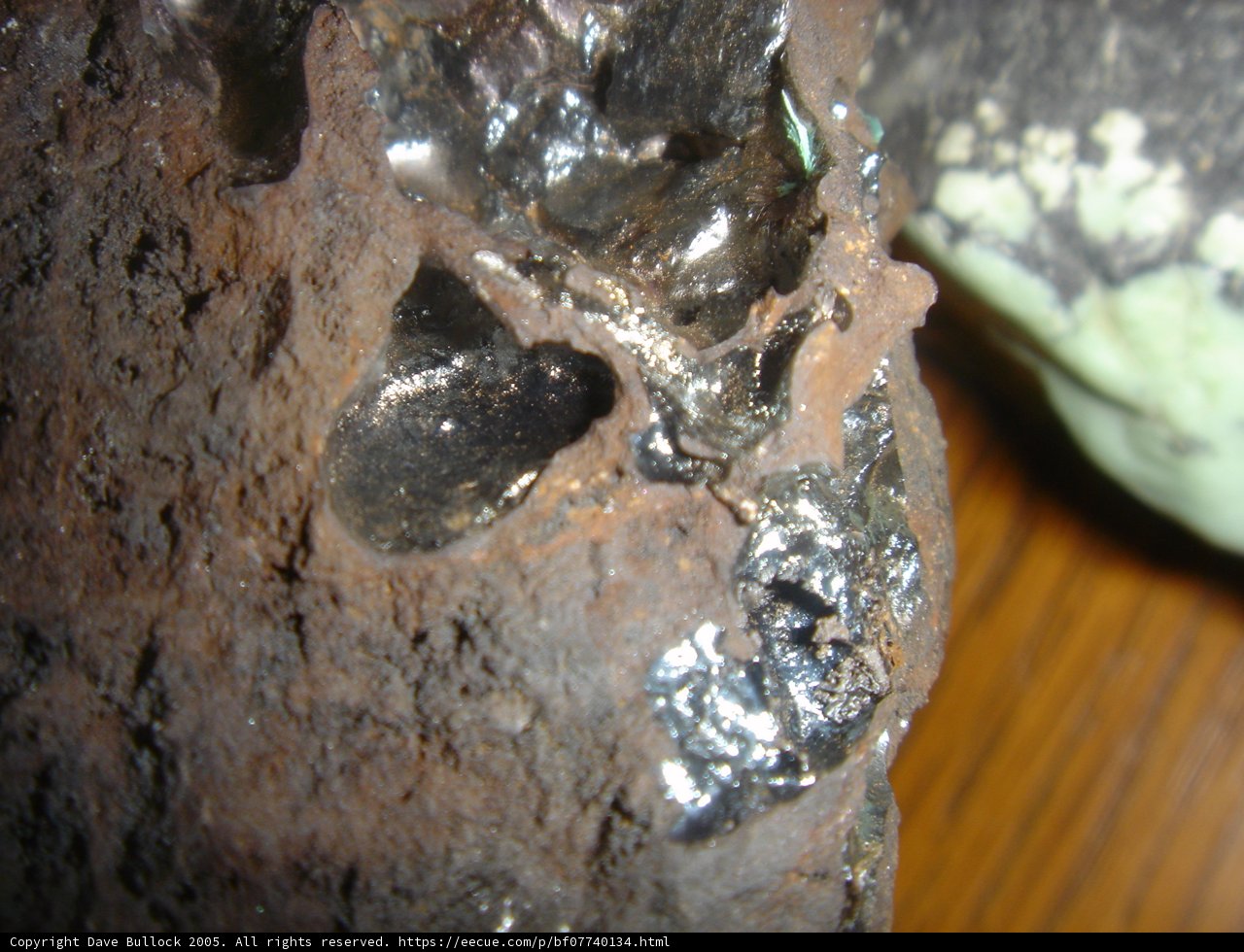 Rusty Rock with Metal Accents