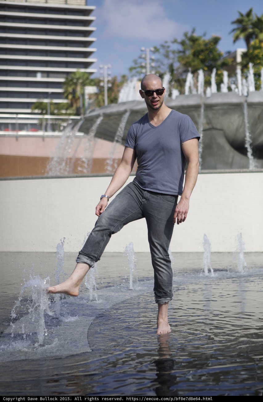 Stepping Through Water