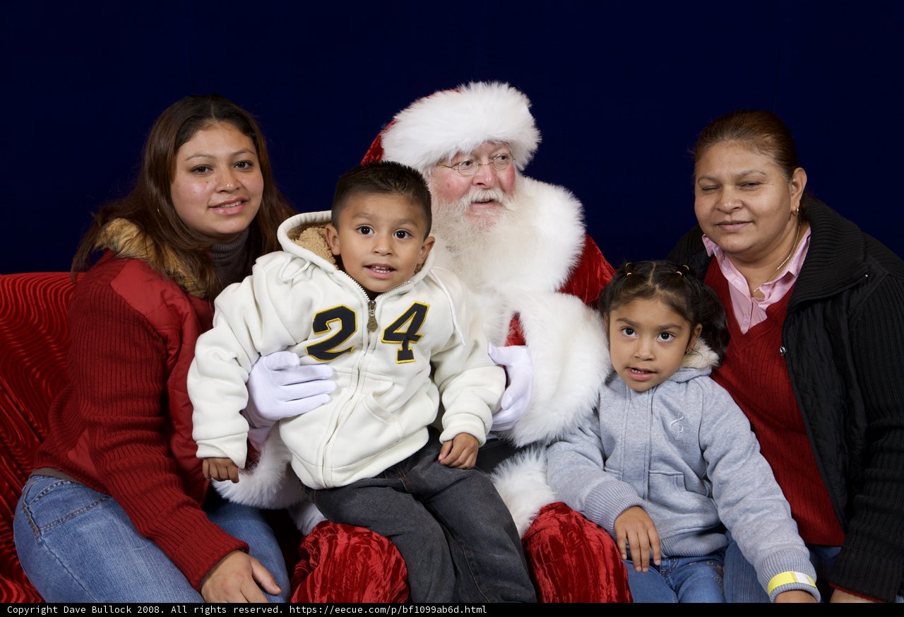 Santa Claus Brings Cheer to the Mahato Family