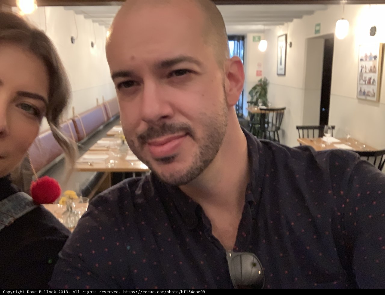 Selfie in the Restaurant
