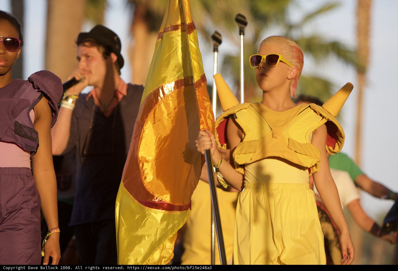 Dancing with the Flag at Coachella