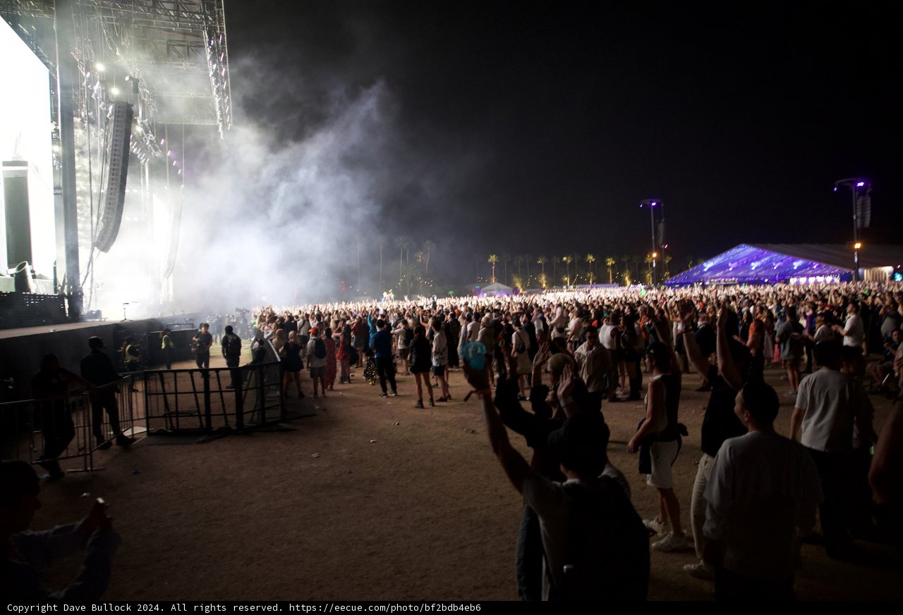 Electric Night Under the Desert Sky: Coachella 2024