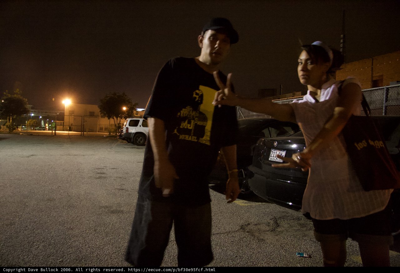Nighttime Parking Lot Encounter