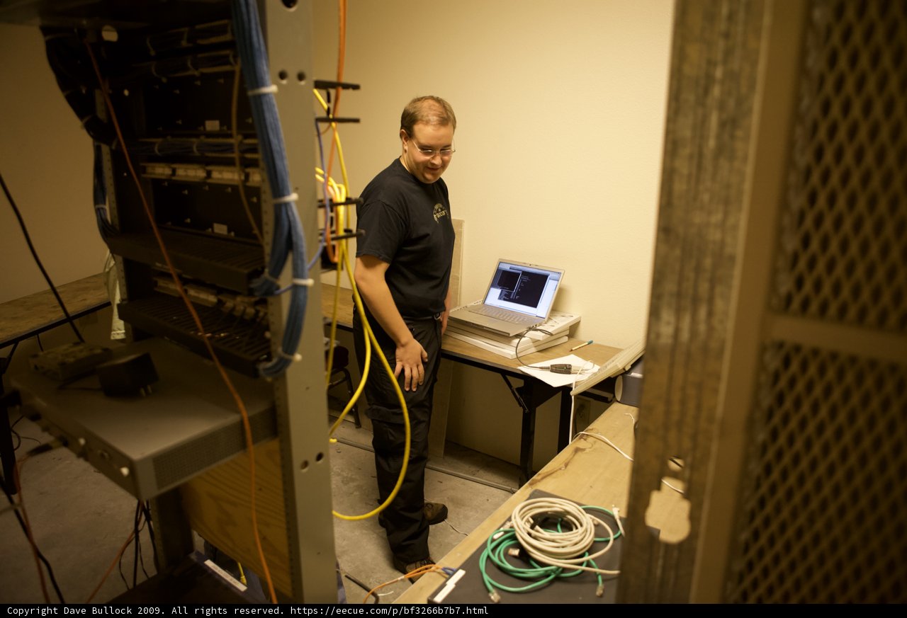 Man and Machine in the NOC Room
