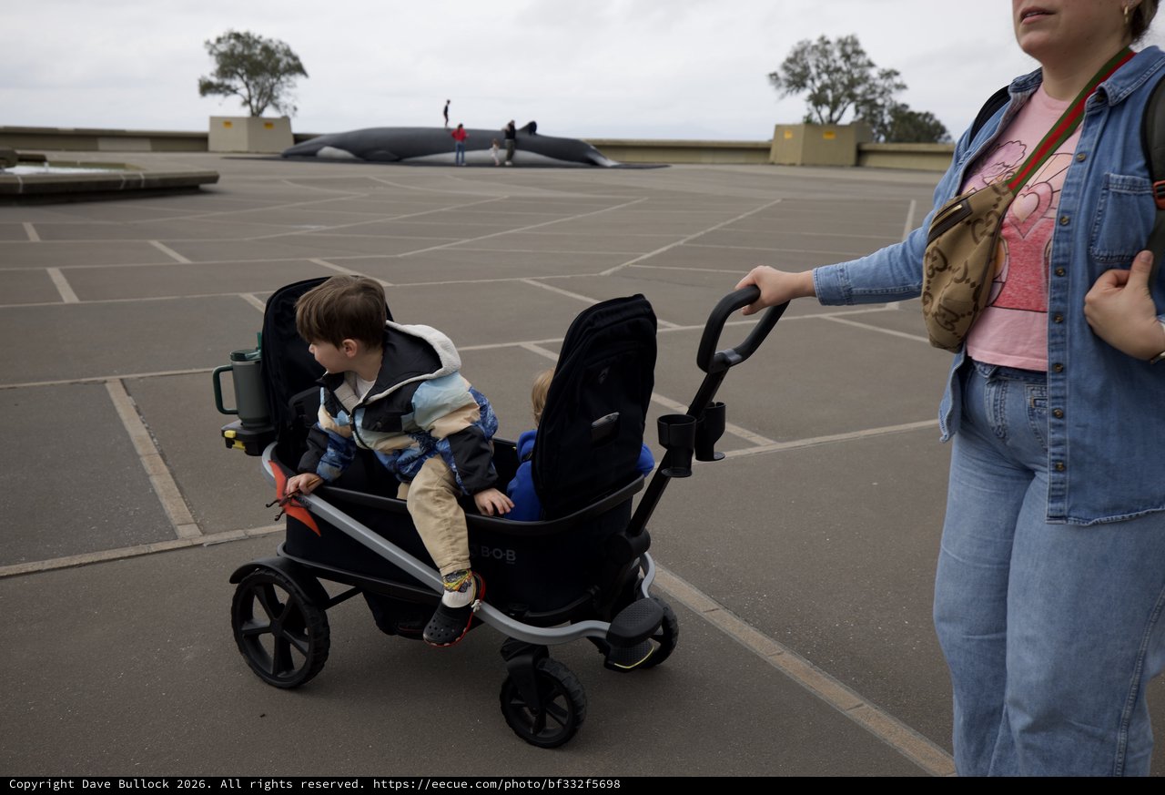 Family Airport Visit with Vintage Military Aircraft