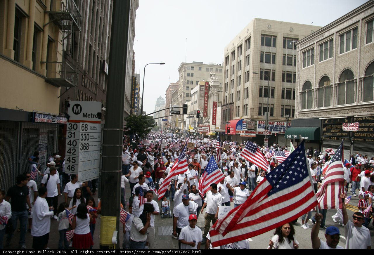 Patriotic Parade in the City