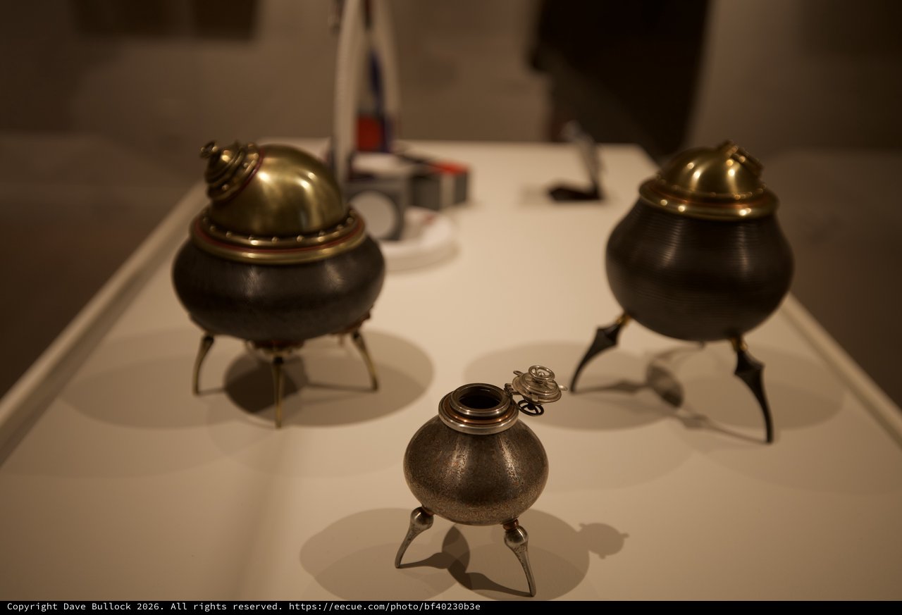 Antique Brass and Bronze Incense Burners on Display