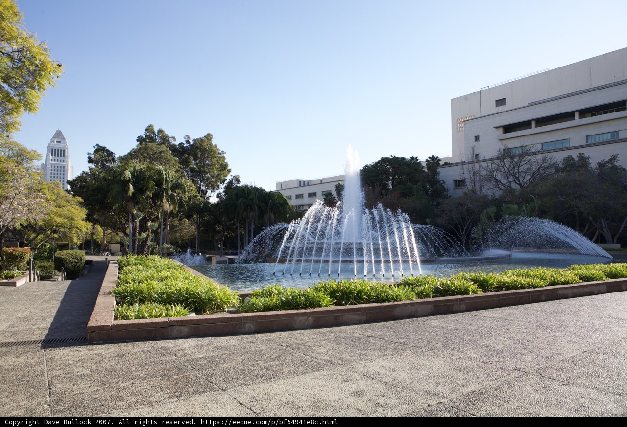 Majestic Fountain in the Park