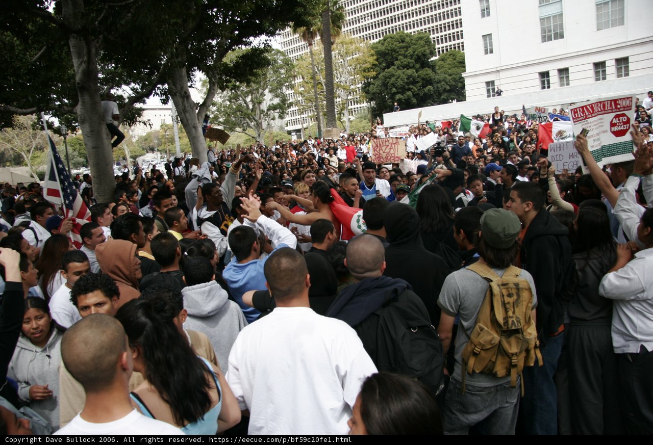 Mass Protest Against School Walkout