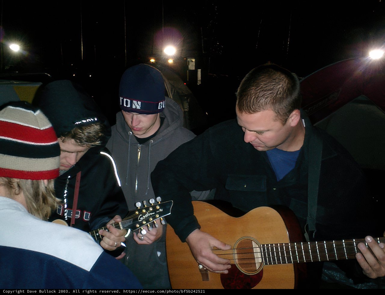 Musical Gathering Around the Fire