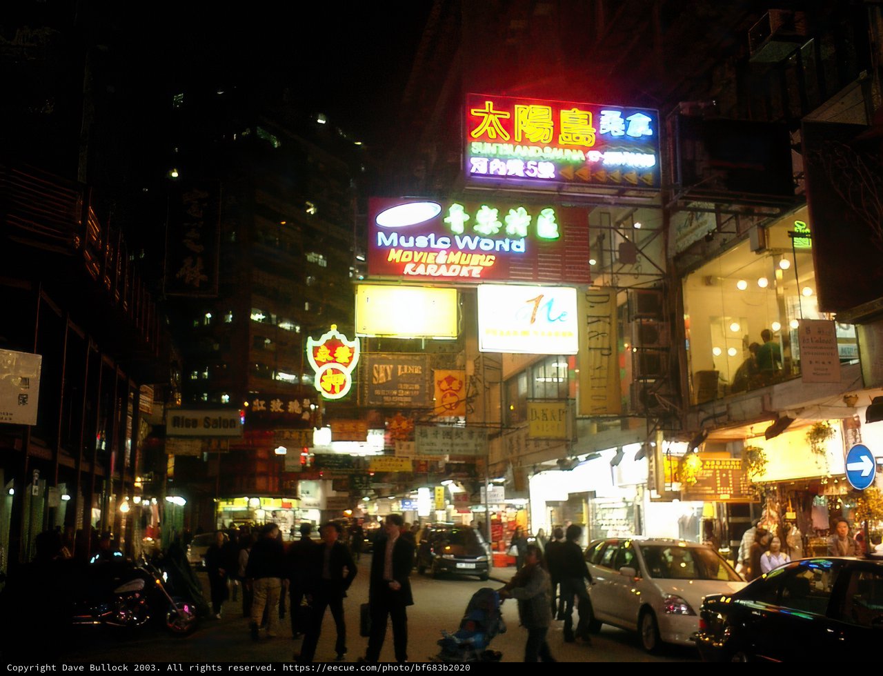 Busy Nightlife in the Heart of the Metropolis