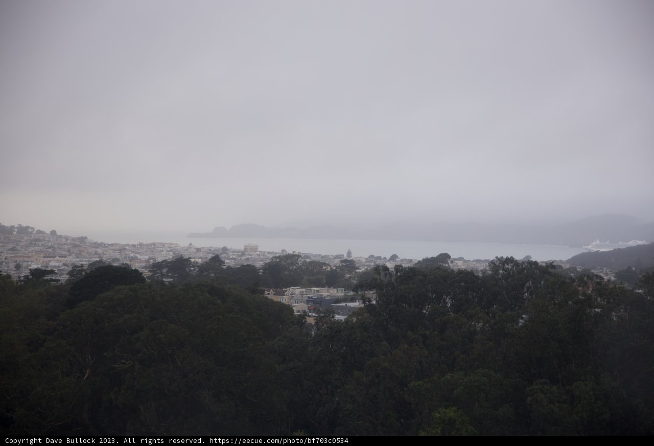 Haze and Halo - Urban Splendor Revealed from Golden Gate Park