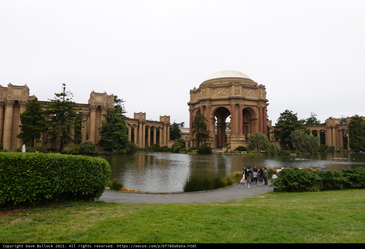 A View of The Palace of Fine Arts