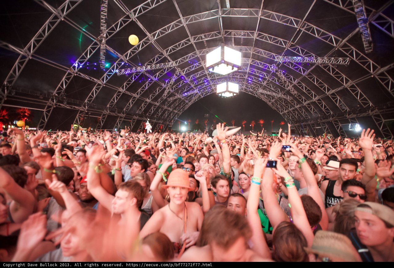Coachella Crowd Goes Wild