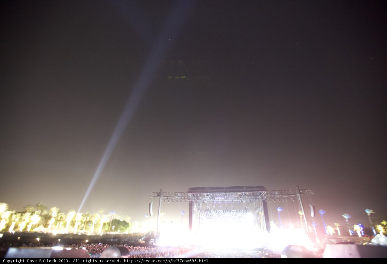 Illuminating the Night Sky at Coachella