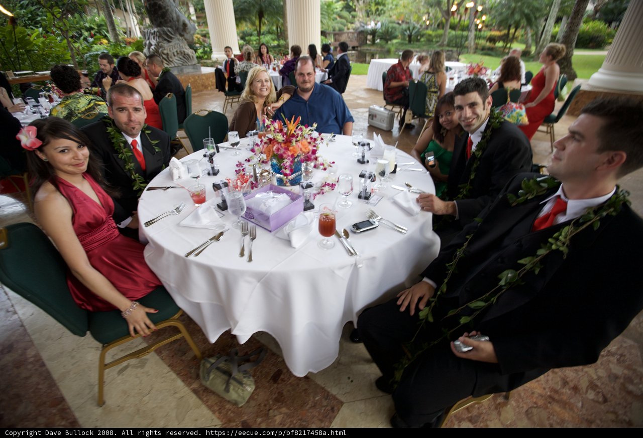 Wedding Reception at a Hawaiian Resort