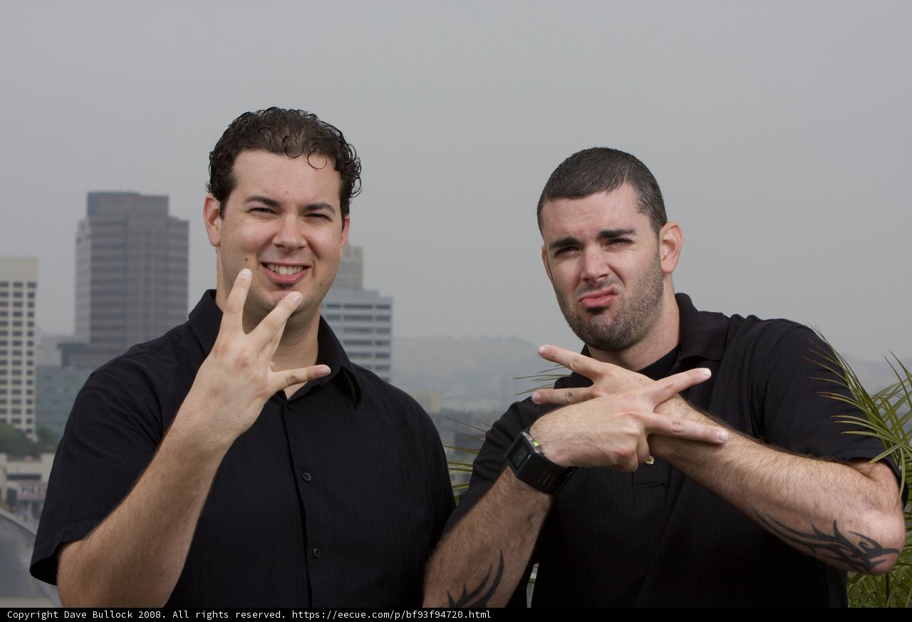 Dan and Dave Take in the Cityscape