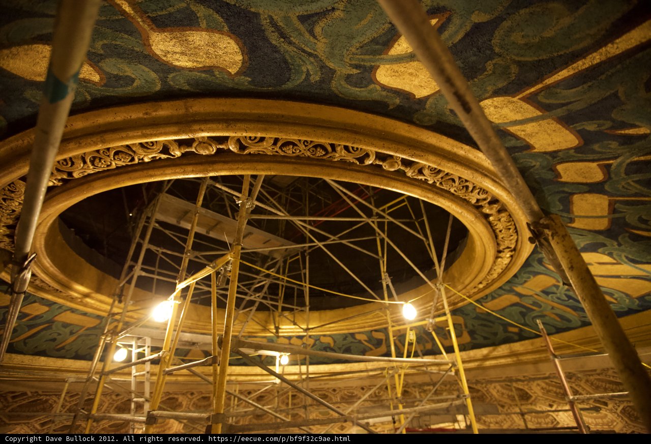 Painting the Theater Ceiling