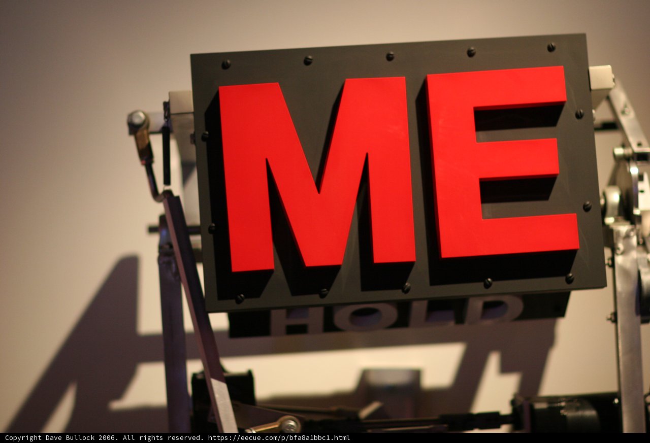 Red and Black Sign for Computer Hardware