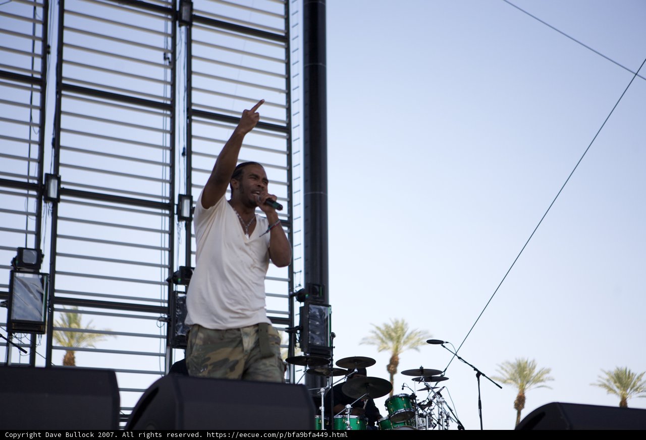 Pharoahe Monch rocks the stage at Coachella
