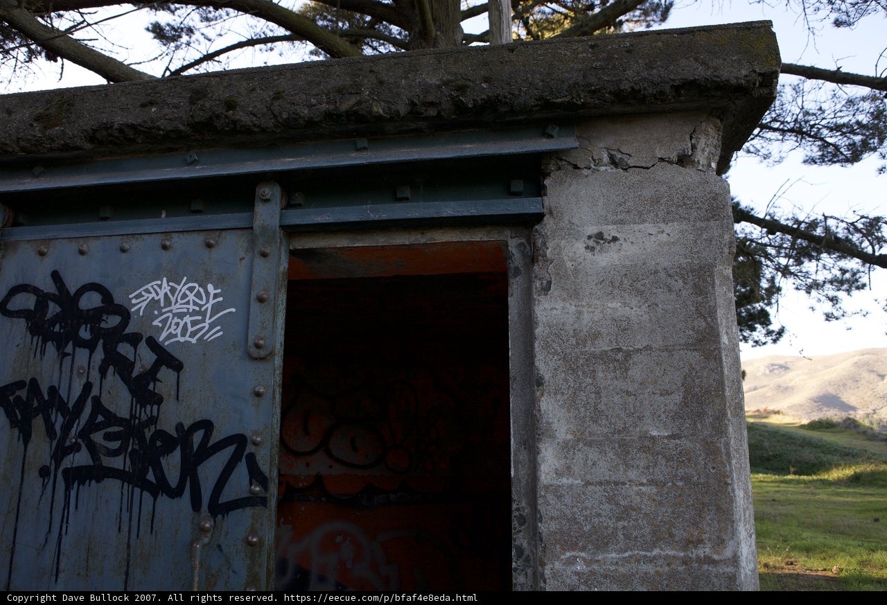 Graffiti Hut in Point Bonita