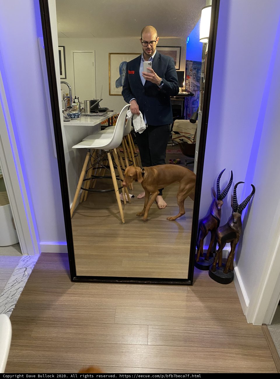 Selfie in a Sharp Suit