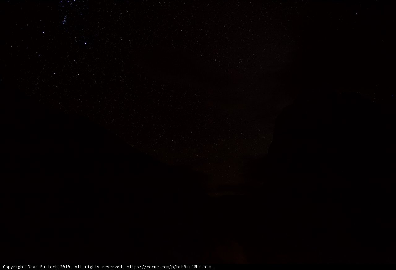 Starry Night Sky