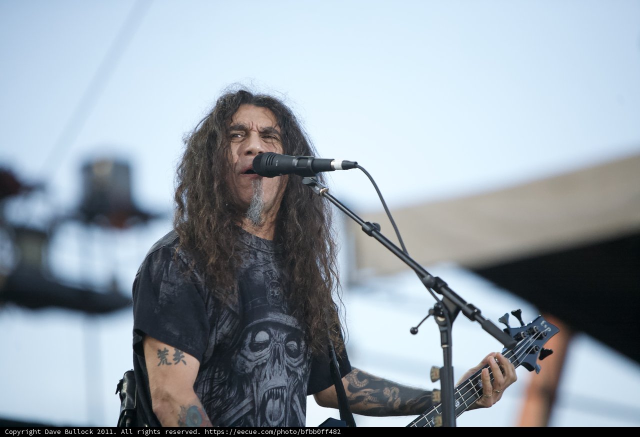 Tom Araya Rocks the Stage with his Guitar