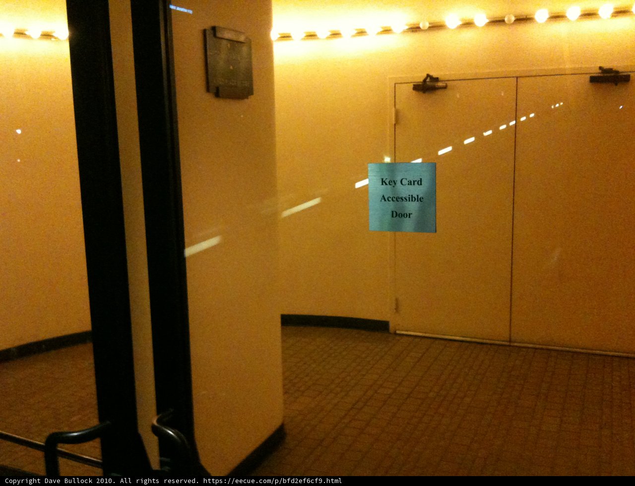 Bathroom Notice