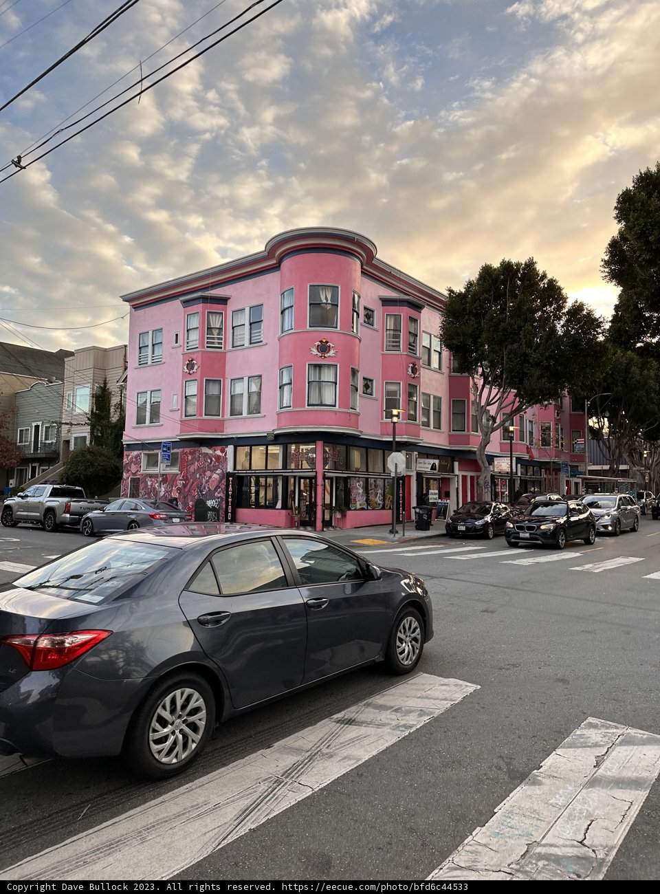 The Pink Building in the City