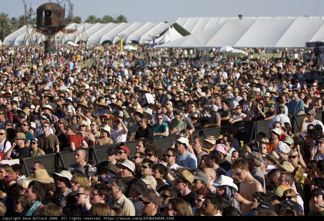 A Sea of Fans at Coachella