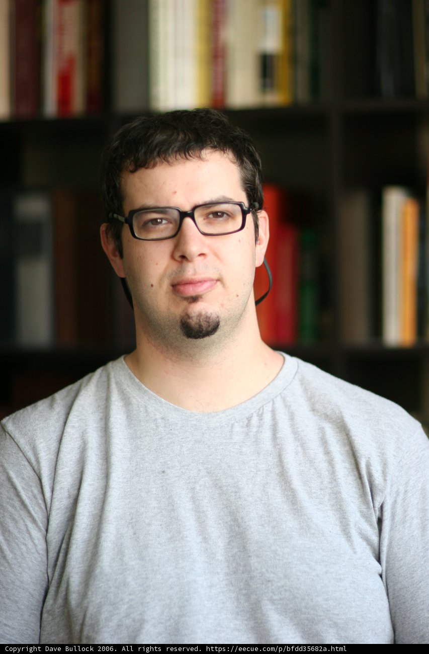 Dave B in his Personal Library